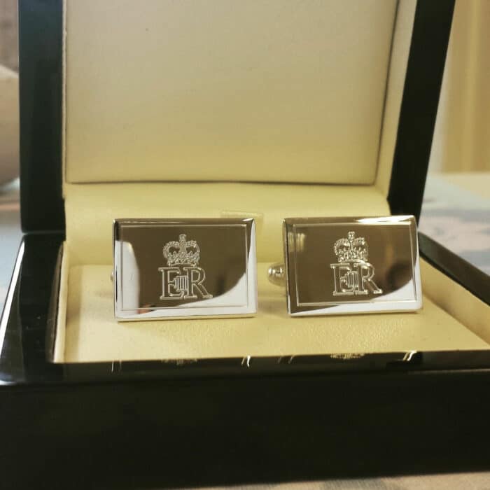 Bespoke Budget Box Silver Cufflinks for Chancellor George Osbourne