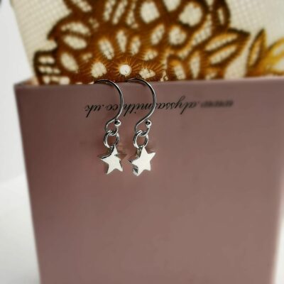 Twink the Tiny Star Sterling Silver Drop Earrings