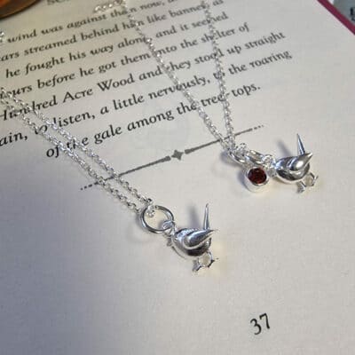 Teeny Mr. Robin Necklace in Sterling Silver *limited edition*