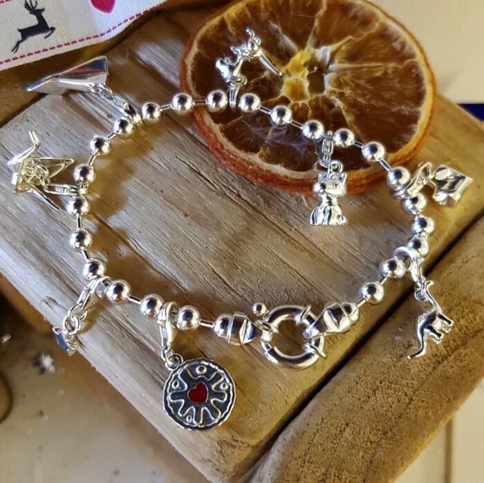 The Alyssa Smith Addiction Sterling Silver Charm Bracelet - Image 2