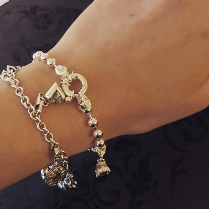 The Alyssa Smith Addiction Sterling Silver Charm Bracelet - Image 3