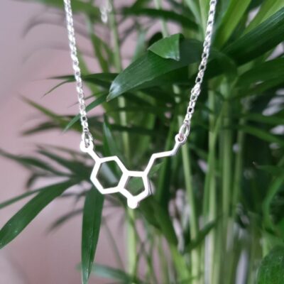Serotonin Happy Necklace in Sterling Silver