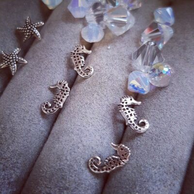 Little Seahorse Sterling Silver Studs