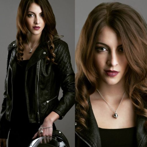 Moving Helmet Charm in Sterling Silver - Image 3