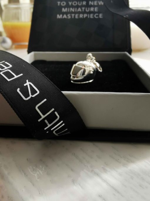 Moving Helmet Charm in Sterling Silver - Image 8