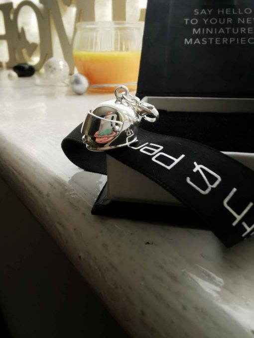 Moving Helmet Charm in Sterling Silver - Image 7