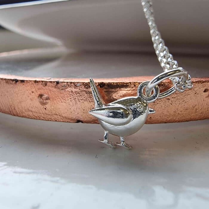 Teeny Mr. Robin Necklace in Sterling Silver *limited edition* - Image 2