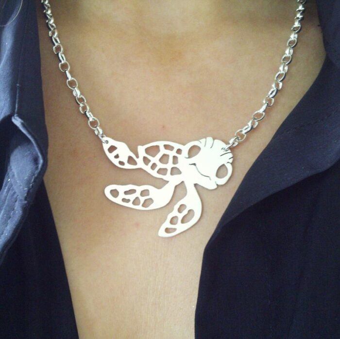 Bespoke 'Squirt' Turtle Necklace Inspired by Disney Finding Nemo - Image 2