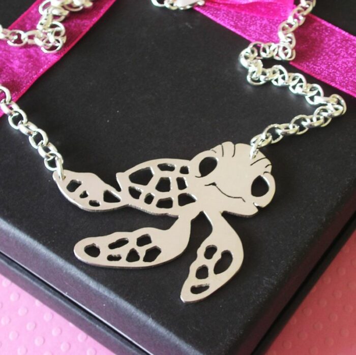 Bespoke 'Squirt' Turtle Necklace Inspired by Disney Finding Nemo