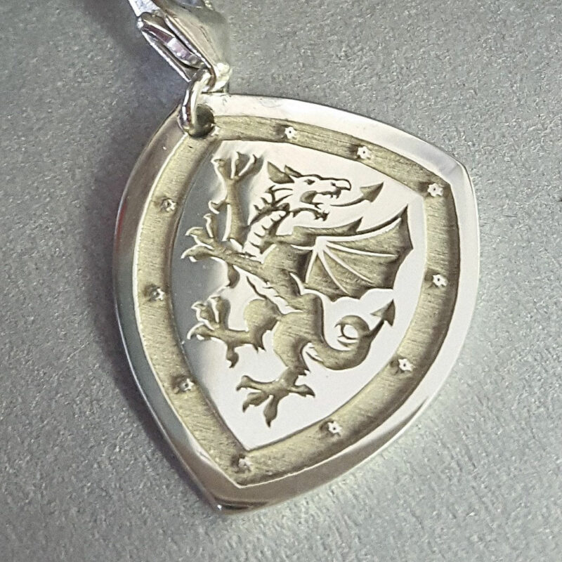 Bespoke Sterling Silver Welsh Emblem Inspired Charm - House of Alyssa Smith