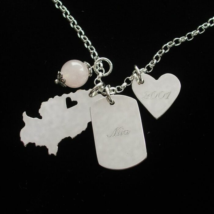 Bespoke 'The Proposal' Leap Year Necklace