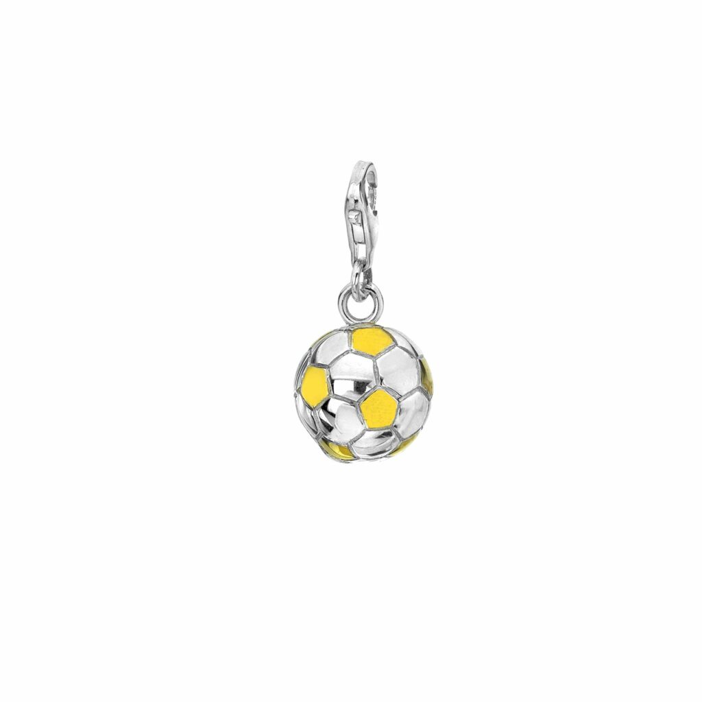 Wolves FC Official Opening Football Locket Charm in Sterling Silver