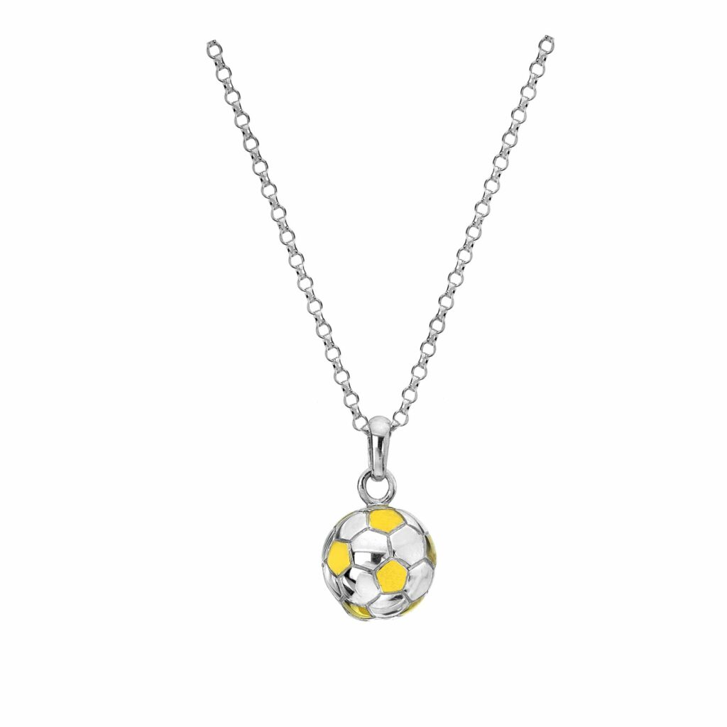 Women’s Wolves FC Official Opening Football Locket Necklace in Sterling Silver