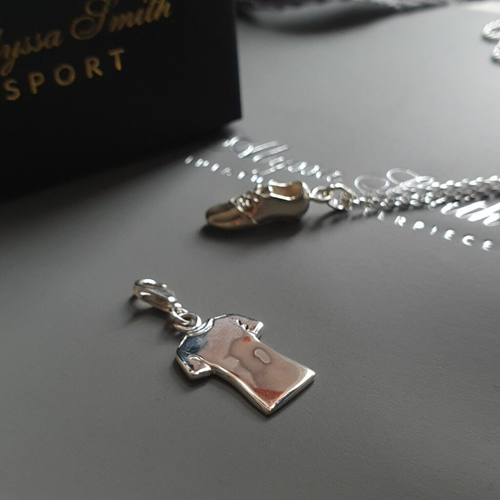 Football Shirt Charm in Sterling Silver