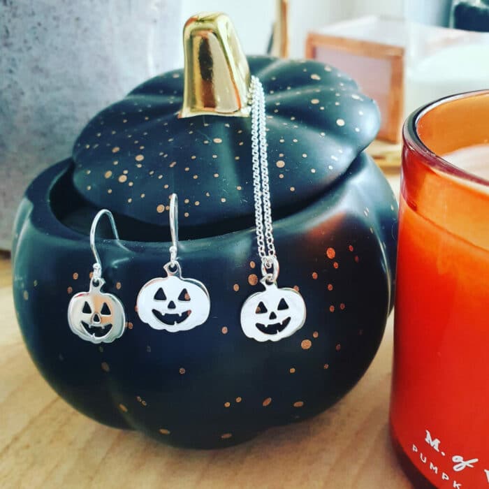 Little Pumpkin Necklace in Sterling Silver - Image 2