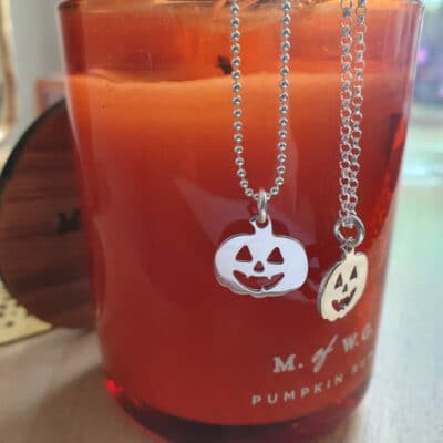Little Pumpkin Necklace in Sterling Silver