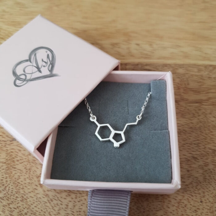 Serotonin Happy Necklace in Sterling Silver - Image 3