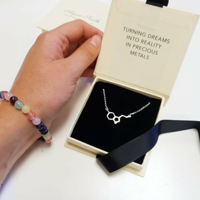 Serotonin Happy Necklace in Sterling Silver - Image 5