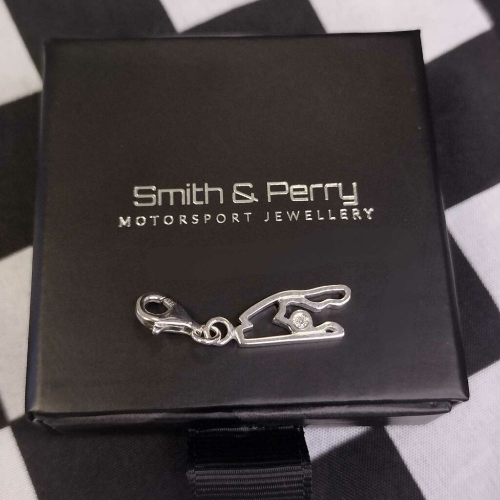 Sparkling Mini Miami Sterling Silver Charm