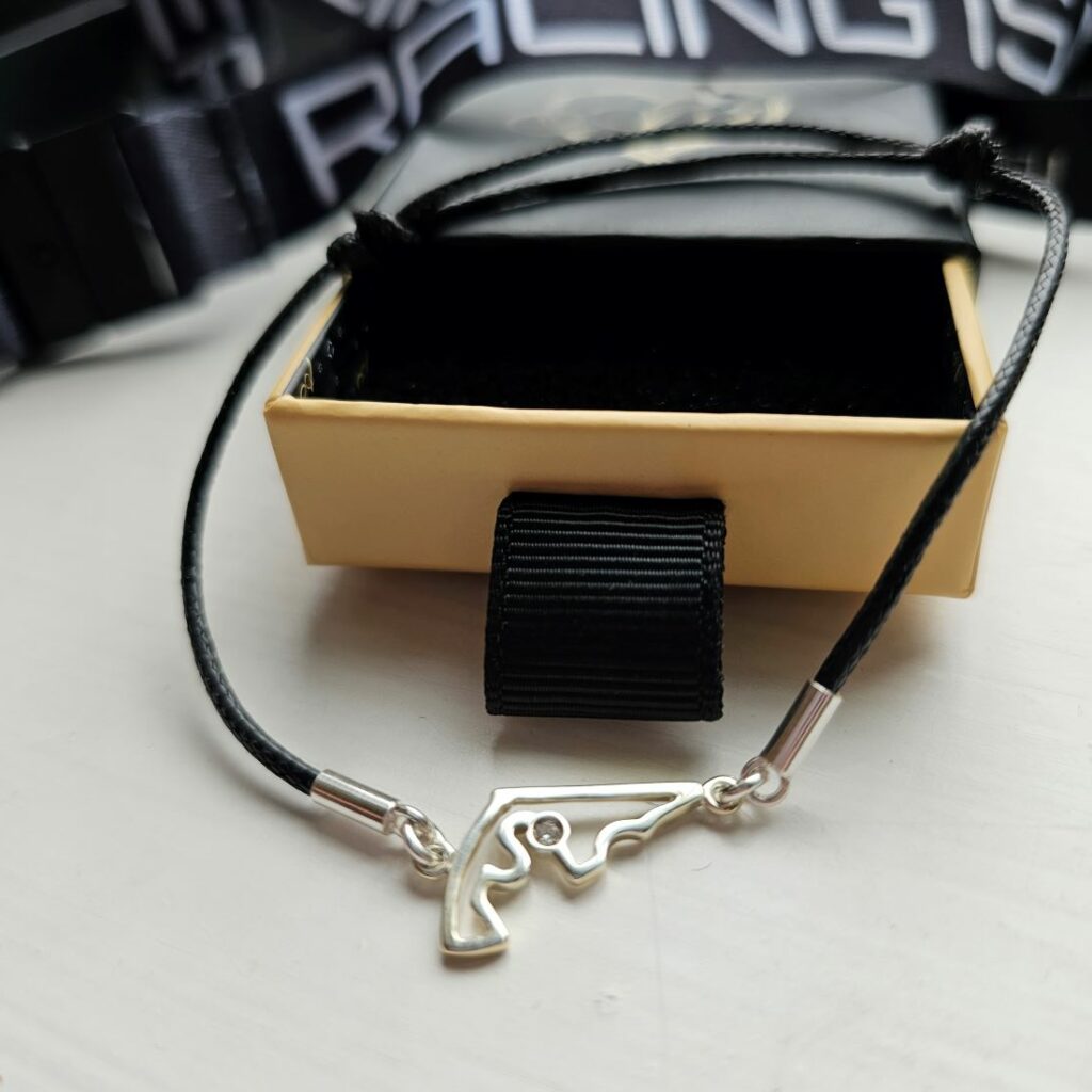 Sparkling Mini Yas Marina Sterling Silver Adjustable Cord Bracelet