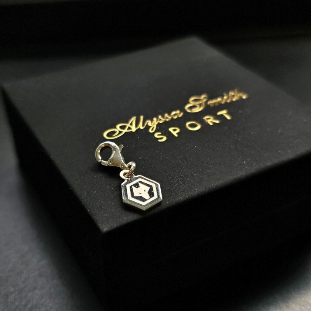 Wolves FC Official Tag Logo Charm/Pendant in Sterling Silver
