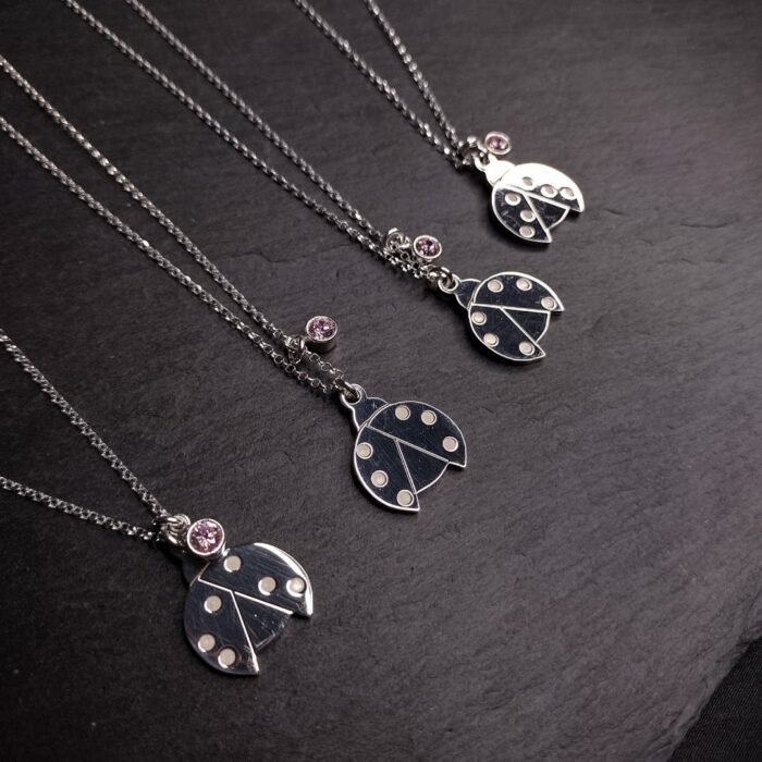 Bespoke Ladybird Necklaces - Bespoke Bridesmaid Keepsakes