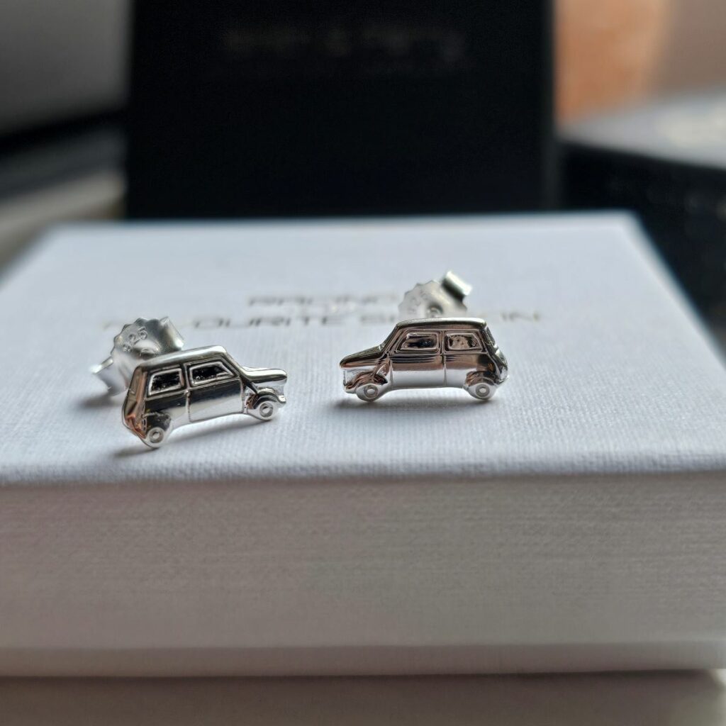 Classic Mini Studs in Sterling Silver