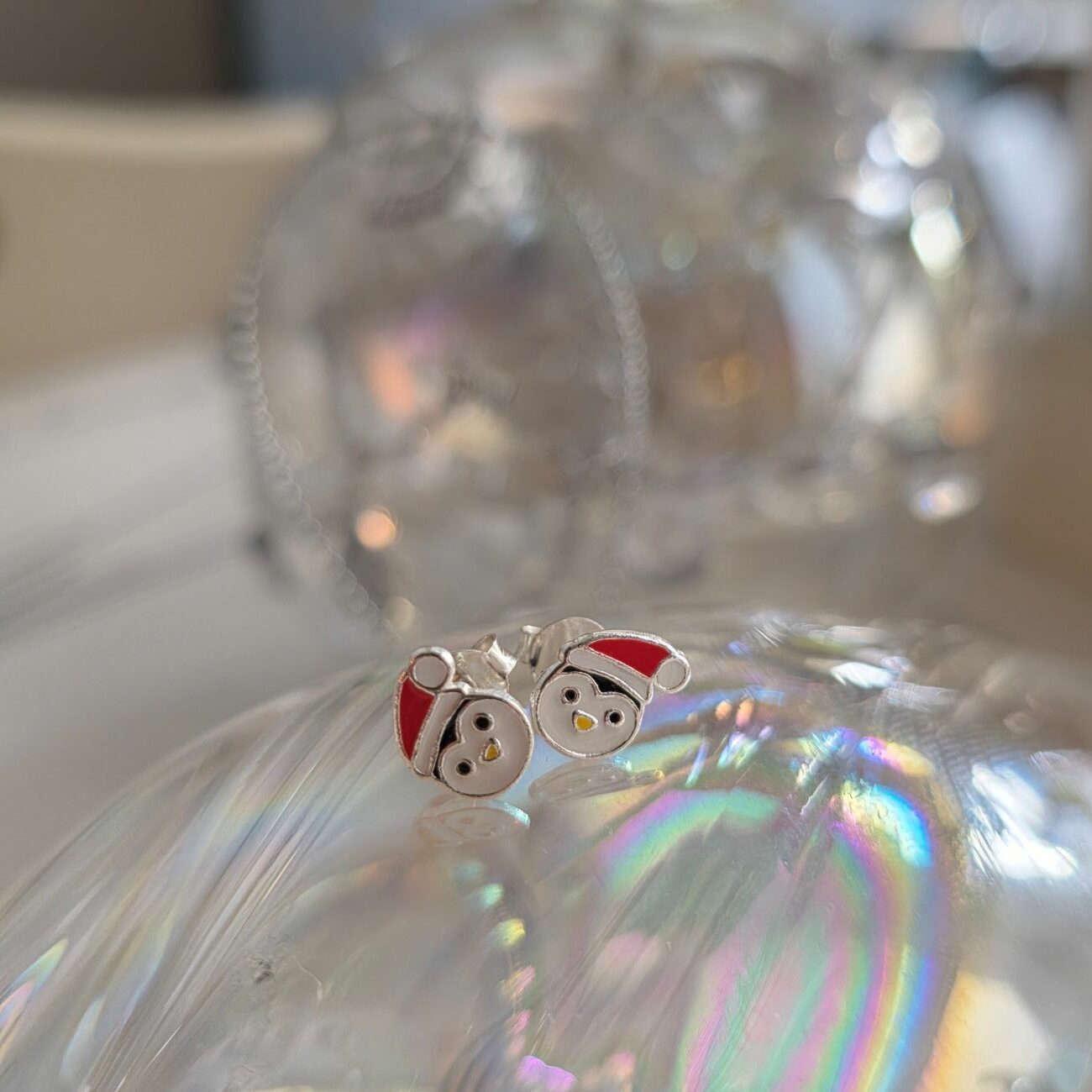 Festive Penguin Studs in Sterling Silver - Image 7