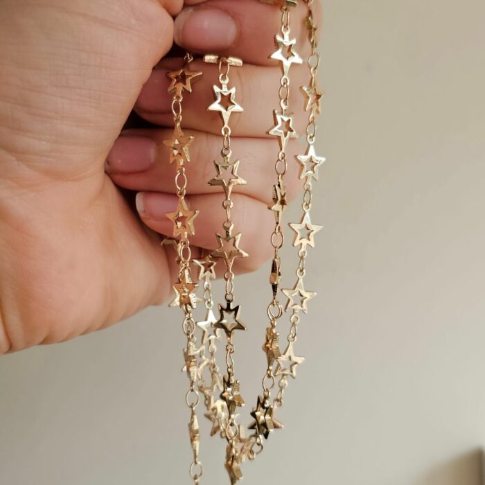 Golden Stars Glasses Chain - Image 2