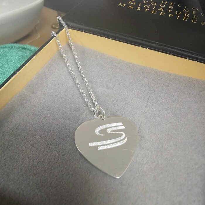 Sample Second Senna S Sterling Silver Heart Necklace - Limited Edition