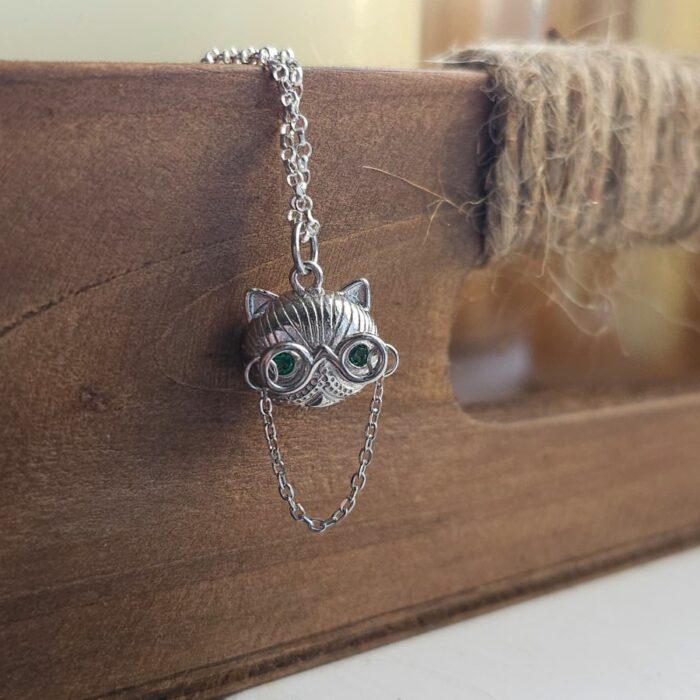 Grumpy Cat Emerald City Sterling Silver Necklace - Image 3