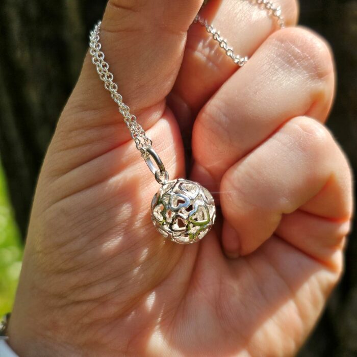 Sky Full of Love Necklace in Sterling Silver - Image 3