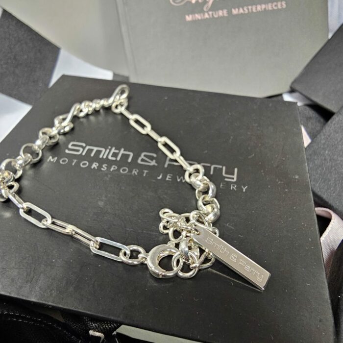 Smith&Perry Multi Chain Sterling Silver Charm Bracelet - Image 3