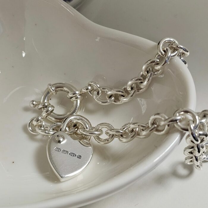 Legacy Hallmark Padlock Chunky Bracelet in Sterling Silver