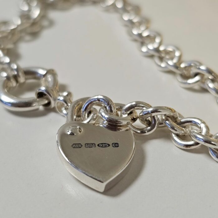 Legacy Hallmark Padlock Chunky Bracelet in Sterling Silver - Image 4