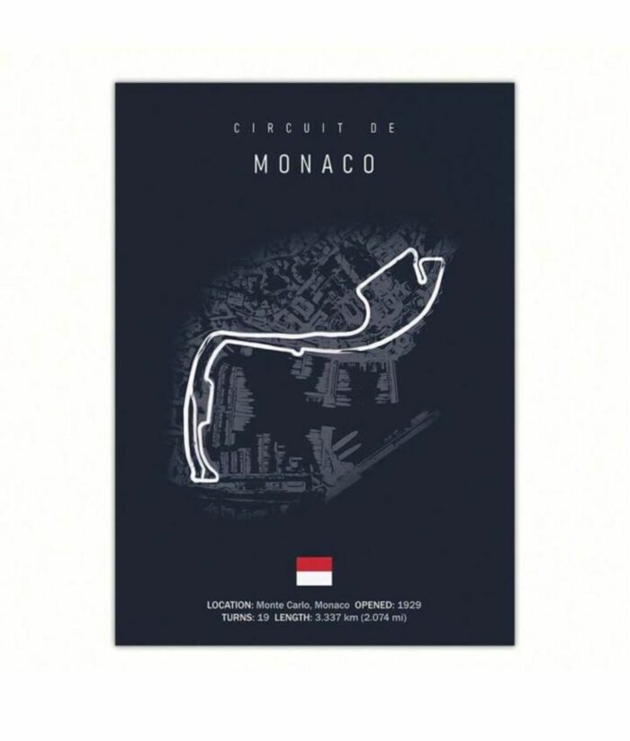 Free Gift - Free Monaco Poster with Monaco Items