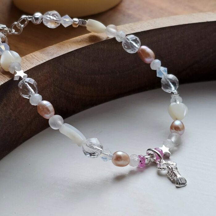 Lobster Love Sterling Silver Multi Pink Bracelet- Limited Edition