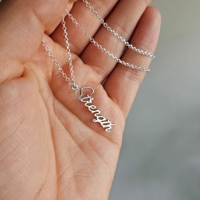 'Strength' Necklace in Sterling Silver - Image 4