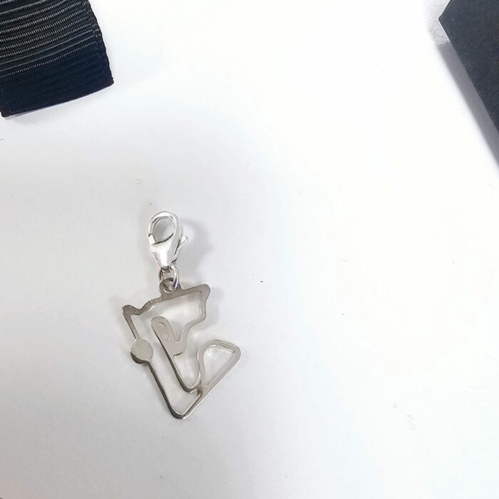 Mini Bahrain Sterling Silver Charm - Made to Order - Image 3