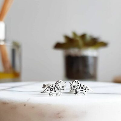 Trixy the Triceratops Dinosaur Studs