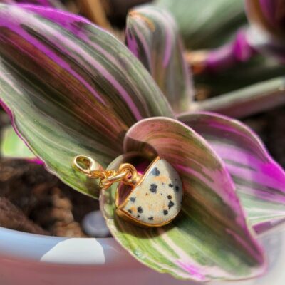 Charm Box Treasure 22- Golden Dalmatian Jasper