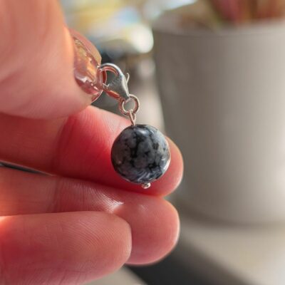 Charm Box Treasure 45- Snowflake obsidian