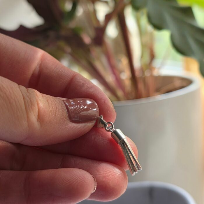 Charm Box Treasure 52- Silver tassel - Image 3