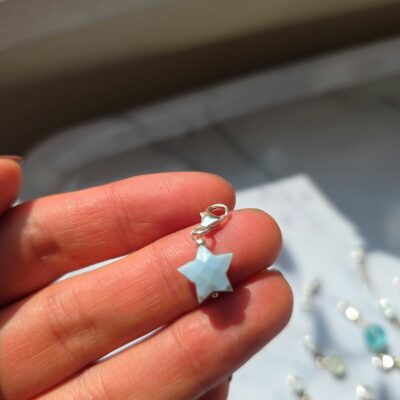 Charm Box Treasure 8- Powder Blue Opal Star