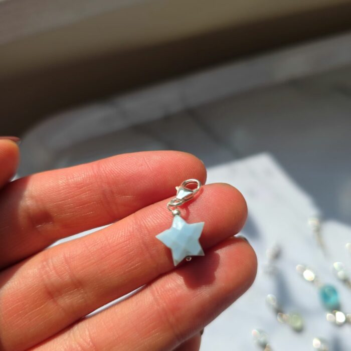 Charm Box Treasure 8- Powder Blue Opal Star