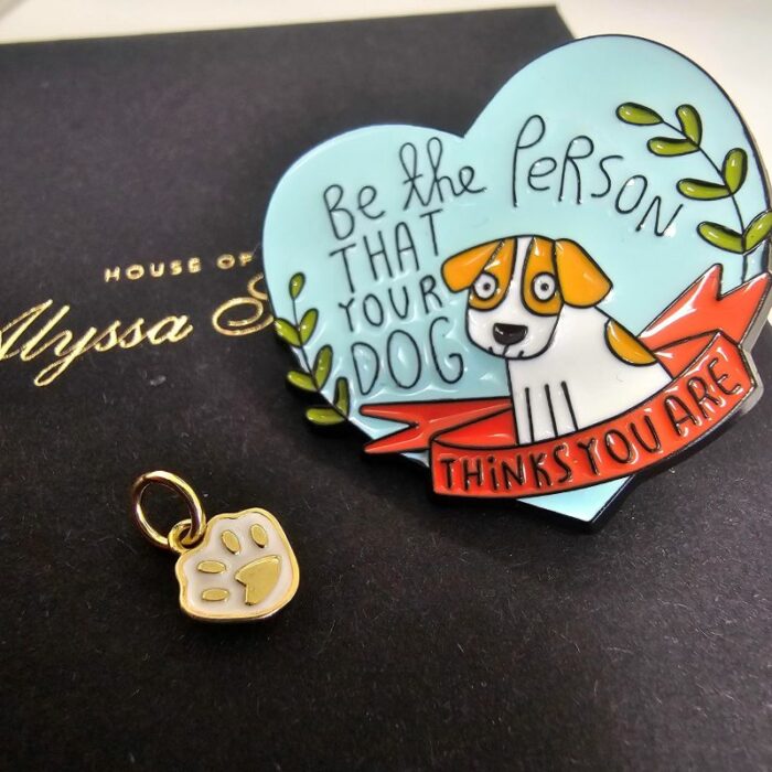Funny Friday Puppy Love Golden Paw Set
