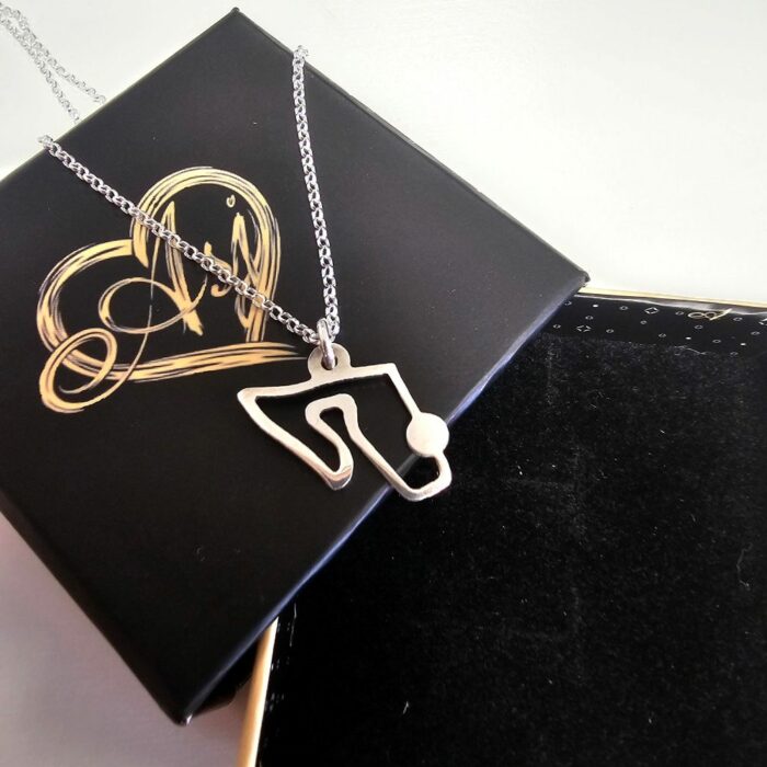 Mini Spielberg Sterling Silver Necklace - Made to Order - Image 2