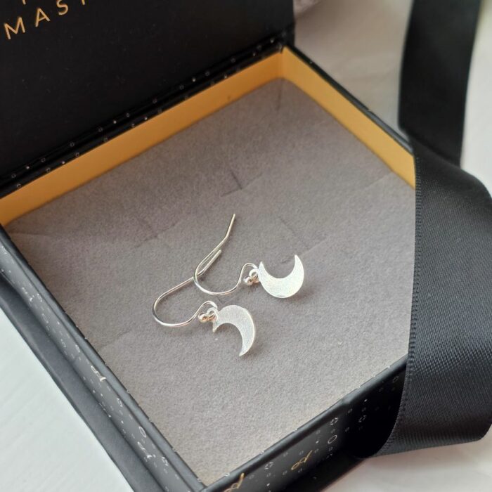 Bargain Hunters Treasure Drop Earrings 13 - Moons and Sterling Silver