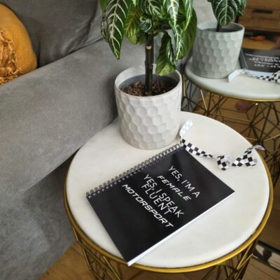 Female Fluent in Motorsports Notebook – Limited Edition