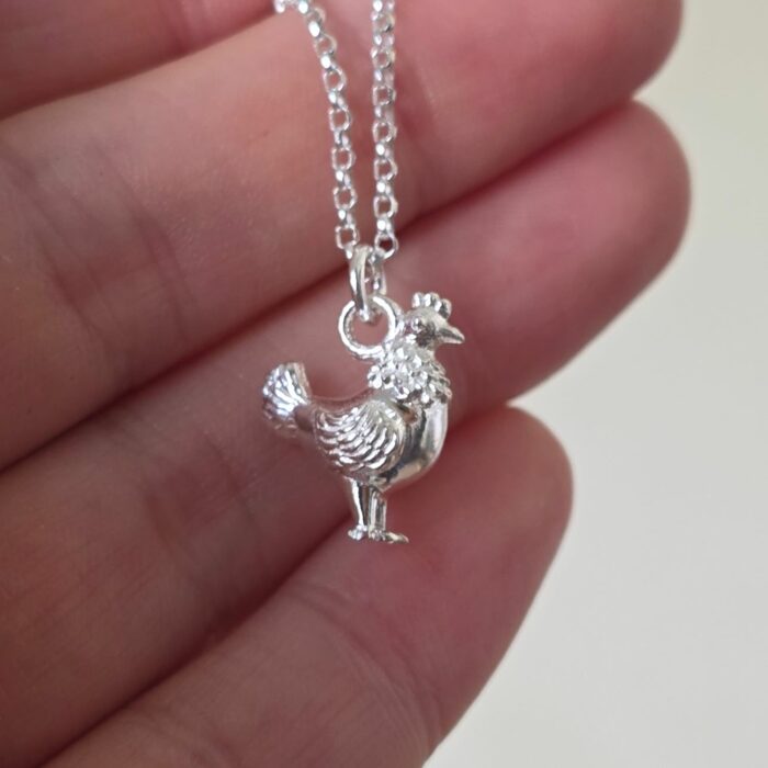 Henrietta Hen Necklace in Sterling Silver - Image 2